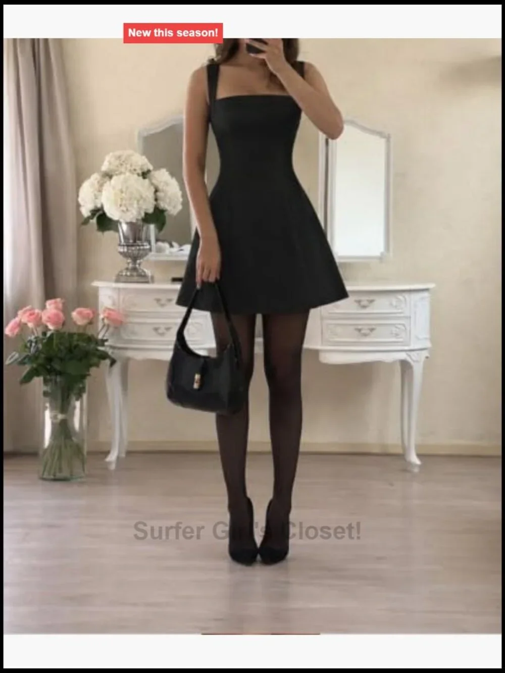 Corset Lace Up Back Square Neck A-Line Mini Dress Bachelorette Party